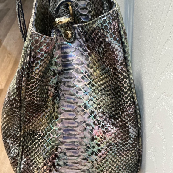 Brahmin metallic snake handbag - Picture 3 of 10